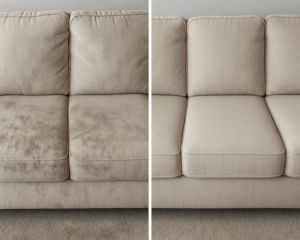 Clean Sofa in cozy living room